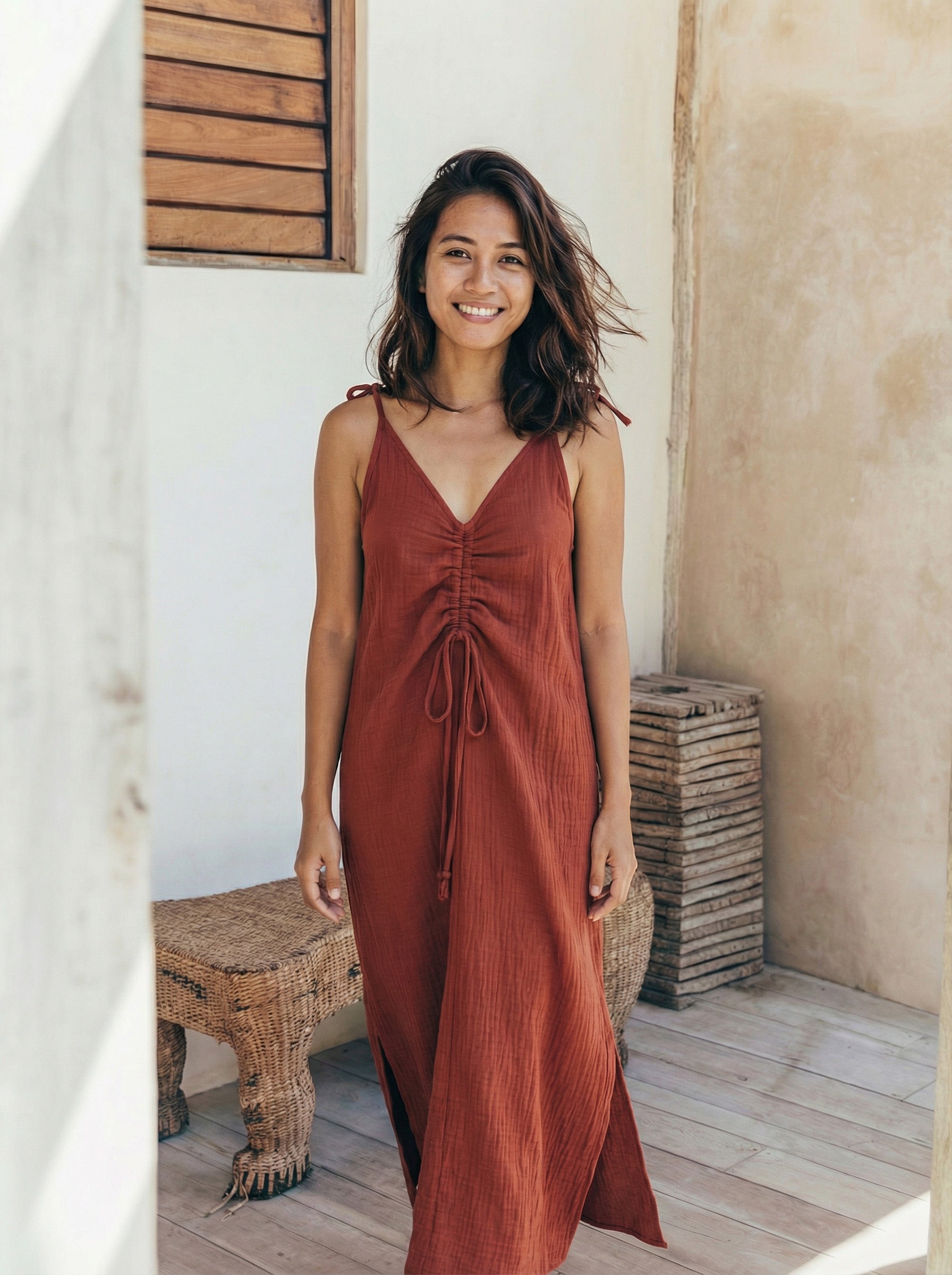 GOA Ruched Front Dress